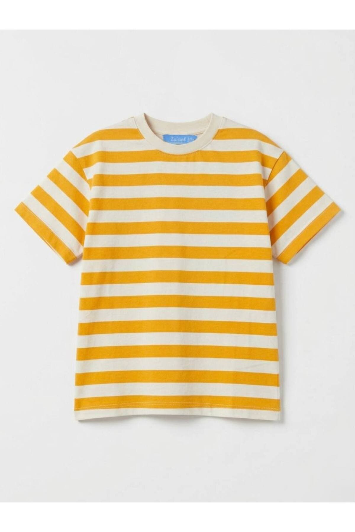 Keten Şort Tshirt Takım - Sarı